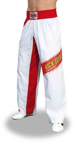 Kickboxing housut KB logolla, punainen
